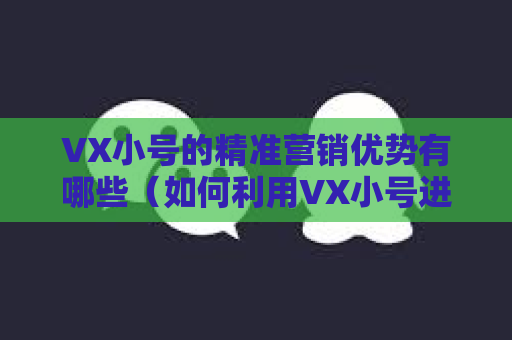 VX小号的精准营销优势有哪些（如何利用VX小号进行网络营销）