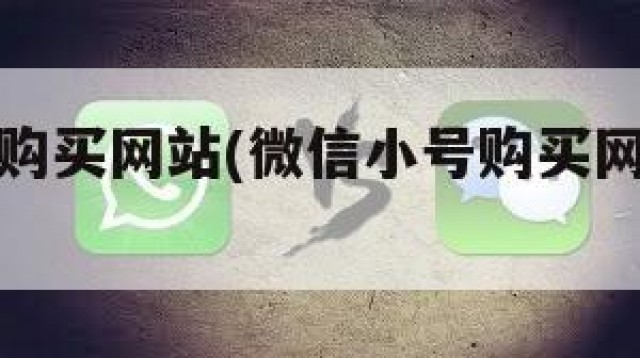 微信小号购买网站(微信小号购买网站是什么)